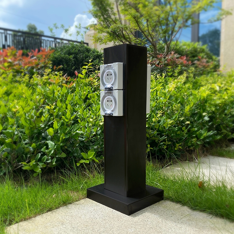 小型雙面戶外插座柱GRES601212D