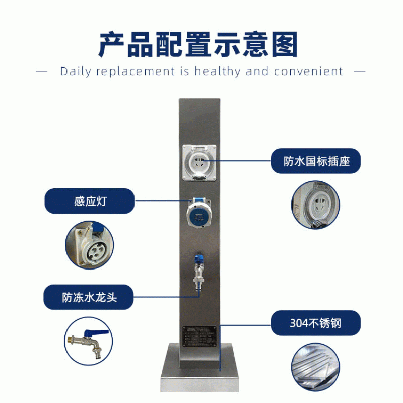 戶外水電樁GRWE801212S