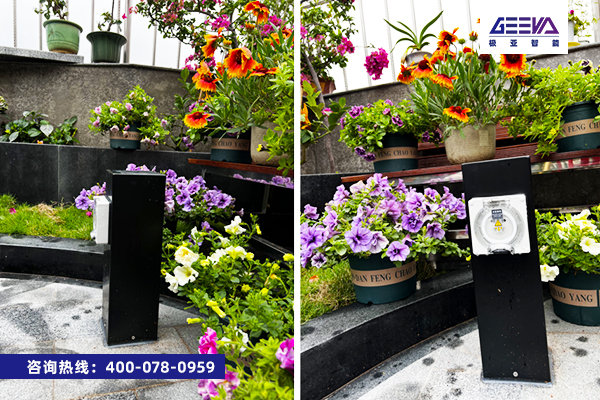 戶(hù)外花園插座柱